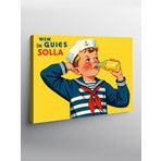 Tablo Mega Kanvas Tablo Pop Art Denizci Çocuk YTCNVS505158, 70 x 100