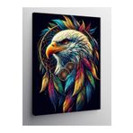 Tablo Mega Kanvas Tablo Renkli Kartal 50 X 70 Cnvsdkey-123856-50-70
