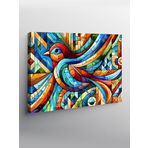 Tablo Mega Kanvas Tablo Renkli Kuş Motifi YTCNVS503324, 100 x 140