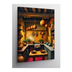 Tablo Mega Kanvas Tablo Renkli Mutfak 70 X 100 Cnvsdkey-123251-70-100