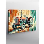 Tablo Mega Kanvas Tablo Retro Traktör: Tarımın Ruhu YTCNVS501171, 70 x 100