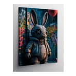 Tablo Mega Kanvas Tablo Robotik Tavşan 70 X 100 Cnvsdkey-125305-70-100