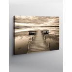 Tablo Mega Kanvas Tablo Sakin İskelenin Yansıması YTCNVS502379, 100 x 140