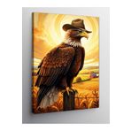 Tablo Mega Kanvas Tablo Şapkalı Kartal 100 X 140 Cnvsdkey-128339-100-140