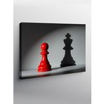 Tablo Mega Kanvas Tablo Satranç Piyonu Ve Gölge YTCNVS501337, 100 x 140