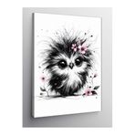 Tablo Mega Kanvas Tablo Sevimli Kuş 50 X 70 Cnvsdkey-116792-50-70