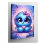 Tablo Mega Kanvas Tablo Sevimli Kuş 50 X 70 Cnvsdkey-116864-50-70