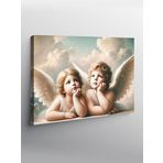 Tablo Mega Kanvas Tablo Sevimli Melek Çocuklar YTCNVS503859, 50 x 70