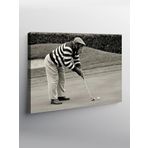 Tablo Mega Kanvas Tablo Siyah Beyaz Golfçü Maymun YTCNVS504415, 70 x 100