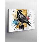 Tablo Mega Kanvas Tablo Siyah Beyaz Güçlü Aslan YTCNVS505768, 100 x 140