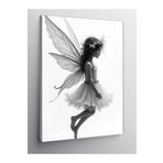 Tablo Mega Kanvas Tablo Siyah Beyaz Peri 70 X 100 Cnvsdkey-129659-70-100