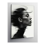 Tablo Mega Kanvas Tablo Siyah Beyaz Profil 100 X 140 Cnvsdkey-129877-100-140