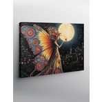 Tablo Mega Kanvas Tablo Soyut Kelebek Ve Renkler YTCNVS506536, 100 x 140