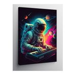 Tablo Mega Kanvas Tablo Synth Çalan Astronot 70 X 100 Cnvsdkey-127984-70-100