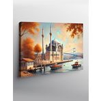 Tablo Mega Kanvas Tablo Tarihi Cami Ve Gün Batımı YTCNVS506814, 70 x 100