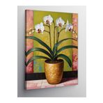 Tablo Mega Kanvas Tablo Vazoda Beyaz Orkide 70 X 100 Cnvsdkey-129964-70-100