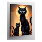 Tablo Mega Kanvas Tablo Yavru Kedi Ile Göz Göze 50 X 70 Cnvsdkey-126718-50-70
