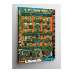 Tablo Mega Kanvas Tablo Yeşil Bina 50 X 70 Cnvsdkey-125135-50-70