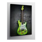 Tablo Mega Kanvas Tablo Yeşil Elektrik Gitar 50 X 70 Cnvsdkey-126766-50-70