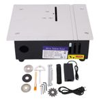 Tablo Testere Küçük Masaüstü Elektrik Testereleri Kesici Taşınabilir 4 Bıçaklar Fırça Toz Tüpü Çok Fonksiyonlu Masa Testere Kiti Model Için Testere Kiti Model Yapım Ağaç İşleme
