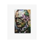 tablohouse Mustafa Kemal Atatürk Cam Tablo SARI KIRMIZI SİYAH MAVİ 25 x 35