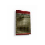 tablohouse Tebareke Duası Cam Tablo SARI KIRMIZI BEYAZ MAVİ 35 x 50