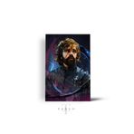 tablohouse Tyrion Lannister Ahşap Tablo 4mm SARI KIRMIZI BEYAZ SİYAH MAVİ 40 x 40