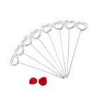 Tablolar Için Fotoğraf Sahipleri, Kart Ekran standı Metal Malzeme, Resim Tutucu Tutucu Kağıt Notu, Fotoğraflar, Resimler, Notlar vb. Ana Masa, Son Masa, Ofis, Okul, alışveriş Merkezi (kalp stili)