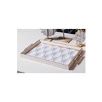 Tablolife Dekoratif White Shapes Sunum Tepsisi