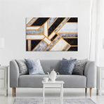 Tablolife Geometrik 75x100 cm Yağlı Boya Dokulu Tablo