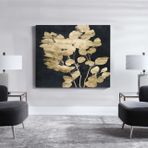 Tablolife Gold Flower 75x100 cm Yağlı Boya Dokulu Tablo