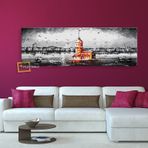Tablolife Kız Kulesi 35x50 cm Kanvas Tablo