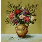 Tablolife Vazoda Renkli Çiçekler 35 x 50 cm Kanvas Tablo