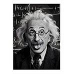 Tablomega Albert Einstein Hediyelik Ahşap Tablo 25cmx 35cm