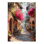 Tablomega Arnavut Kaldırımlı Sokak Tasarım Ahşap Tablo 35cm X50cm