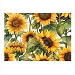 Tablomega Ay Çiçekleri Hediyelik Ahşap Tablo 25cmx 35cm