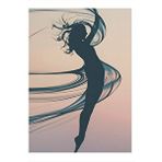 Tablomega Dansçı Kız Desenli Ahşap Tablo 35cm X50cm