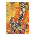 Tablomega Elektro Gitar Art Mdf Poster 25cmx 35cm