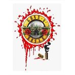 Tablomega Guns N Roses Modern Ahşap Tablo 35cm X50cm