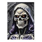 Tablomega İskeletor Dekoratif Ahşap Tablo 25cmx 35cm