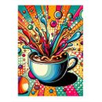 Tablomega Kahve Temalı Dekoratif Ahşap Tablo 35cm X50cm