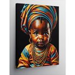 Tablomega Kanvas Tablo Afrika Yerlisi Çocuk