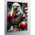Tablomega Kanvas Tablo Amerikalı Boksör Kartal