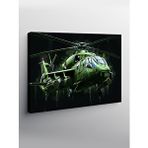 Tablomega Kanvas Tablo Askeri Helikopter İnişi