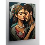Tablomega Kanvas Tablo Aşkın Soyut Portresi