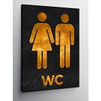 Tablomega Kanvas Tablo Bayan Ve Bay Wc Simgesi