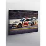 Tablomega Kanvas Tablo Beyaz Nascar Yarış Arabası