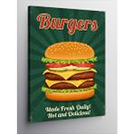 Tablomega Kanvas Tablo "burgers" Ve Lezzet Posteri
