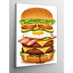 Tablomega Kanvas Tablo Dev Hamburger Ve Lezzet Şöleni