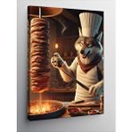 Tablomega Kanvas Tablo Döner Şefi Kurt